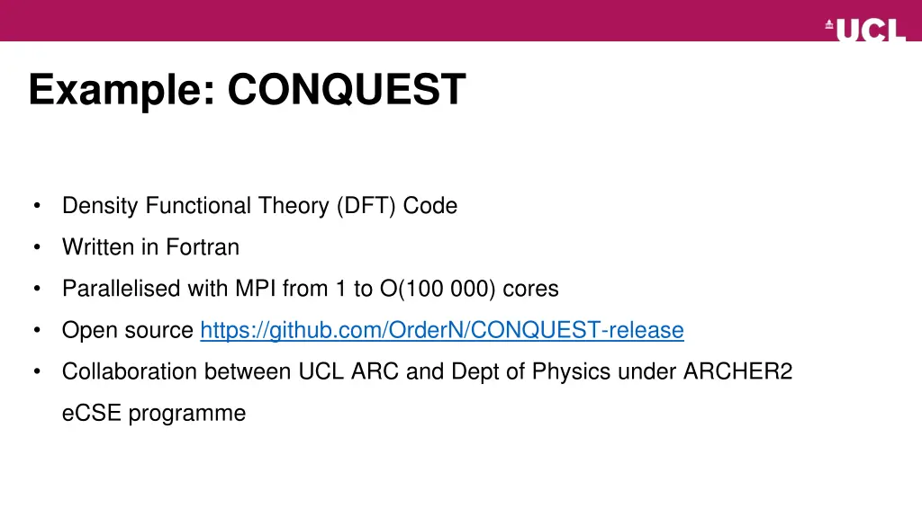 example conquest