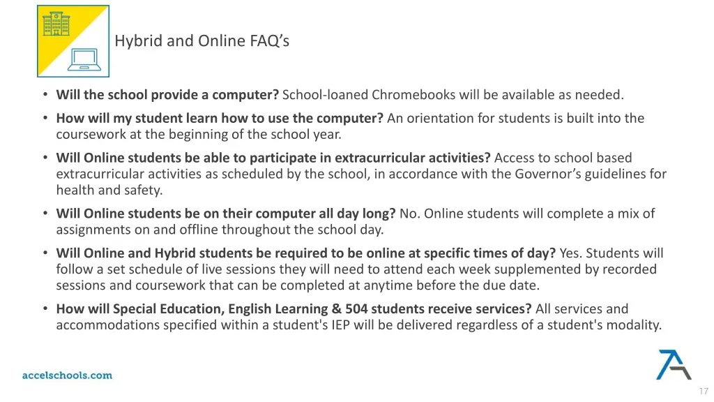 hybrid and online faq s 1