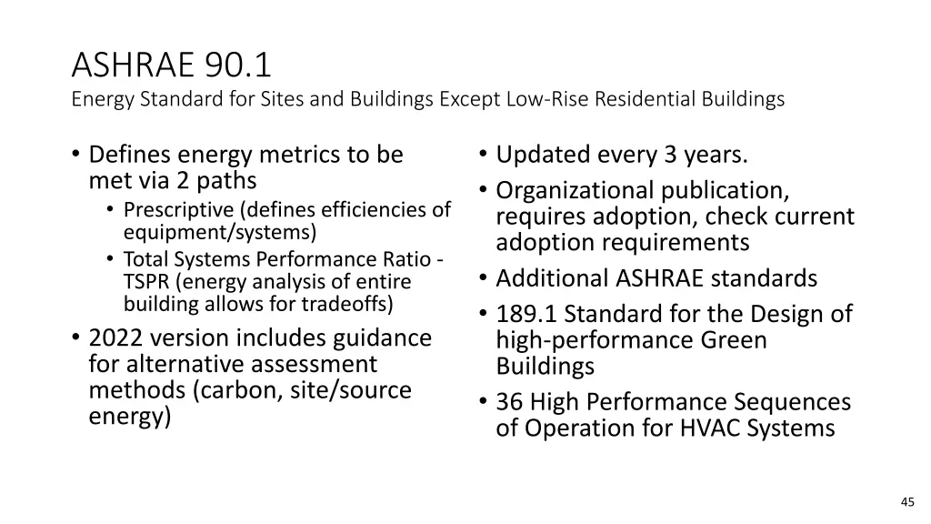 ashrae 90 1 energy standard for sites