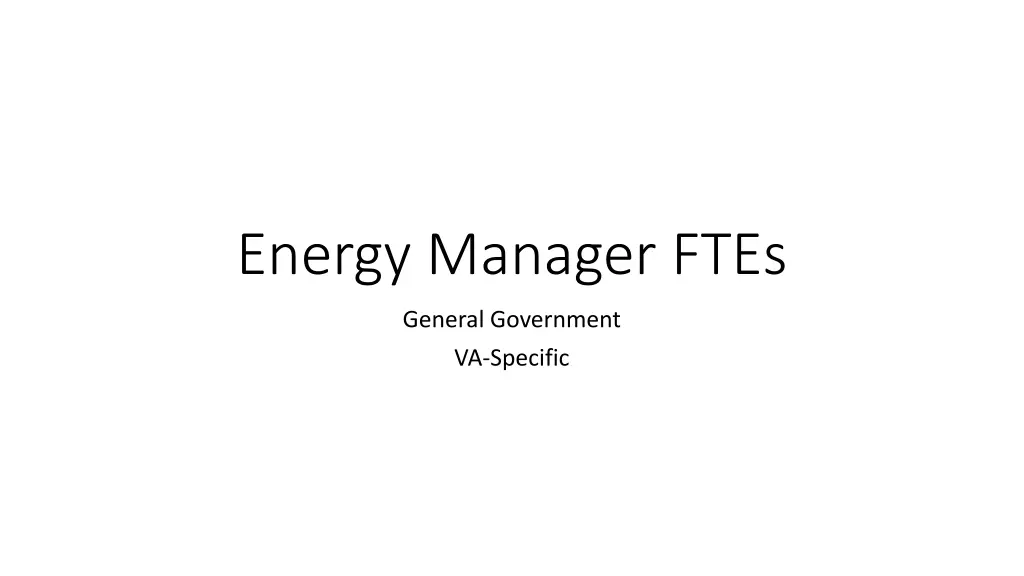 energy manager ftes