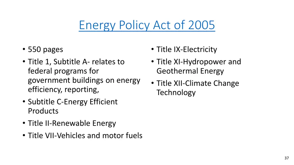 energy policy act of 2005