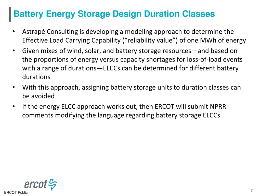 battery energy storage design duration classes