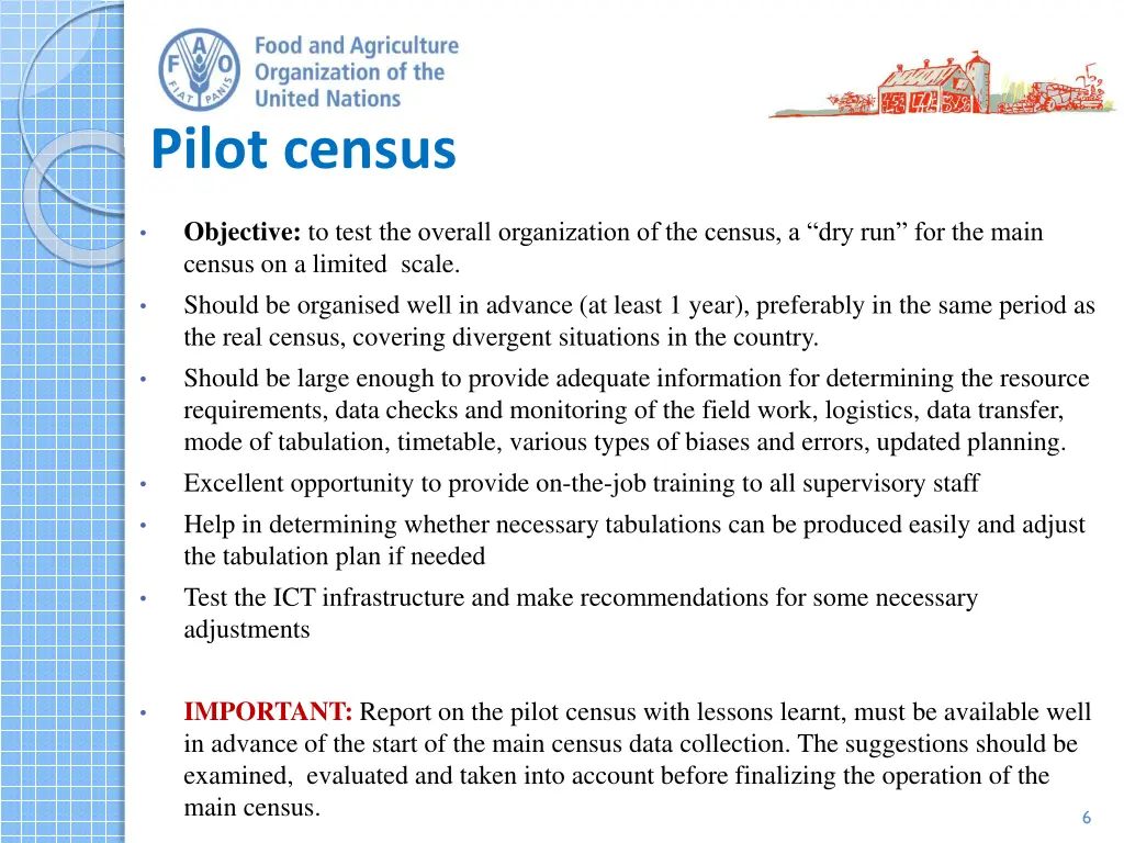 pilot census