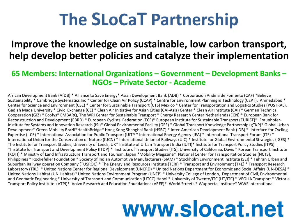 the s loca t partnership