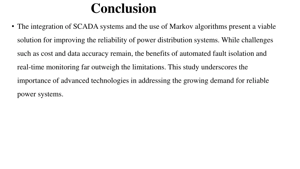conclusion