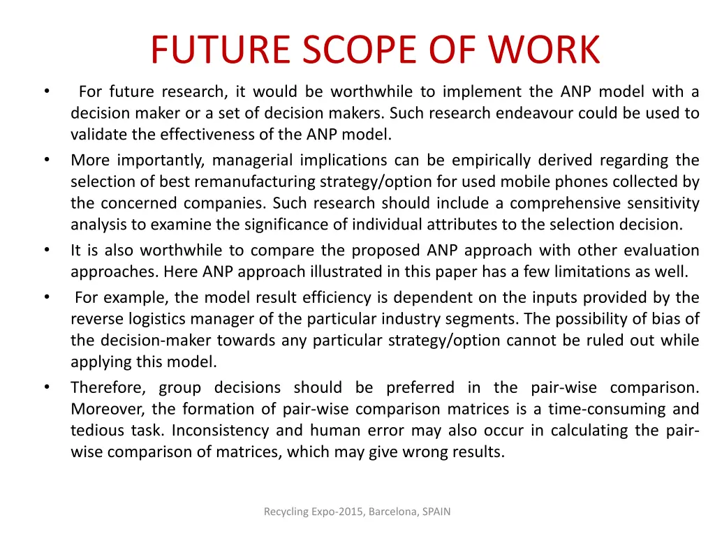 future scope of work
