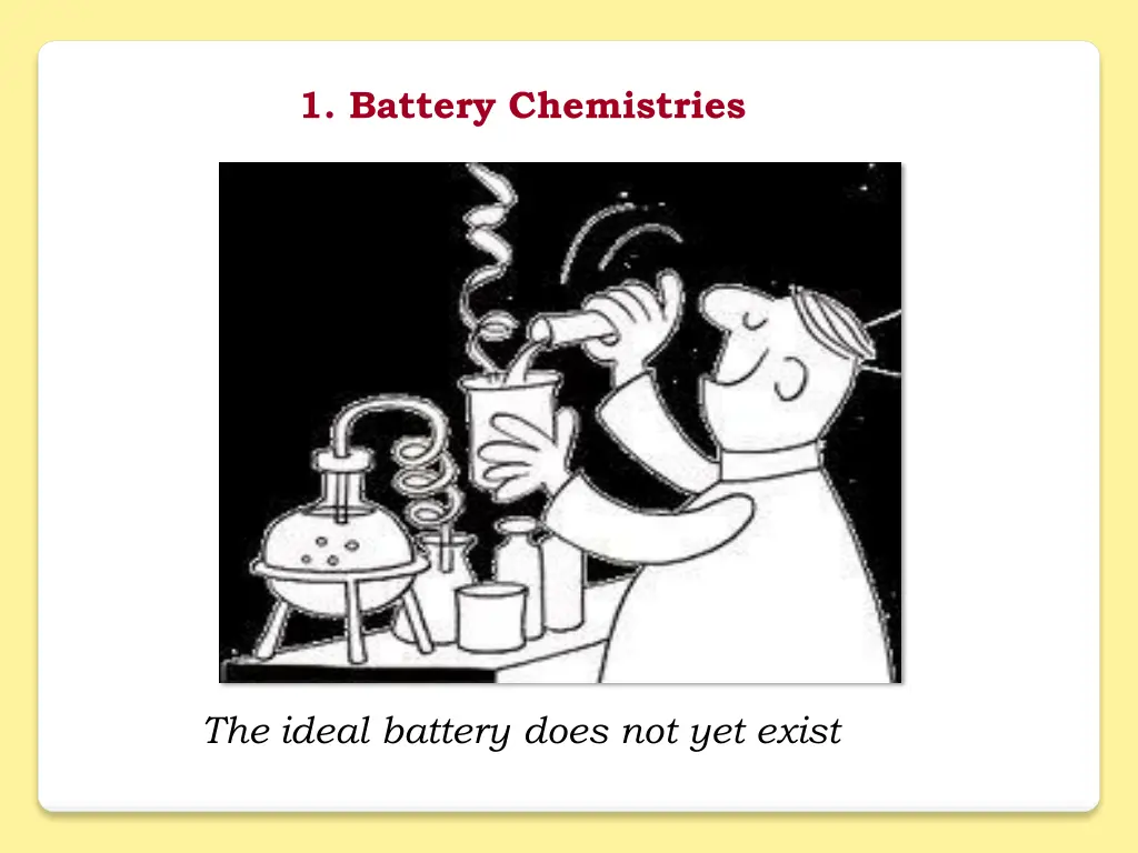 1 battery chemistries
