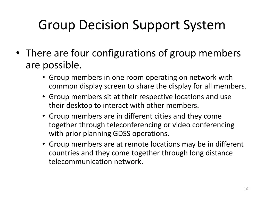 group decision support system 1