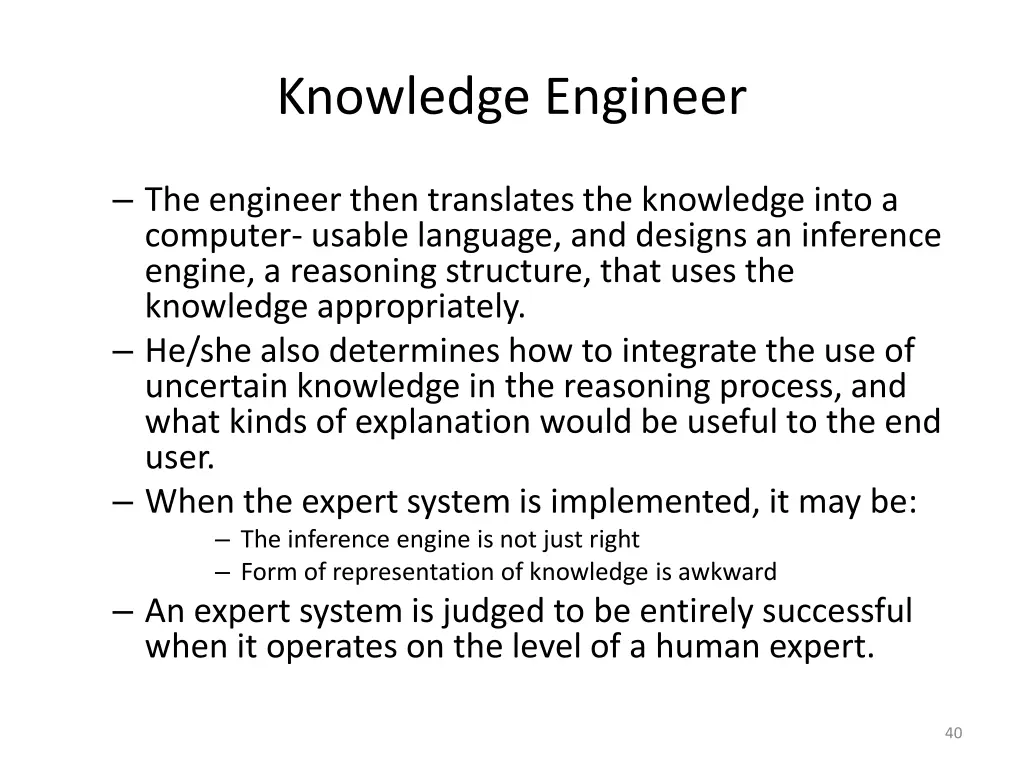 knowledge engineer 1