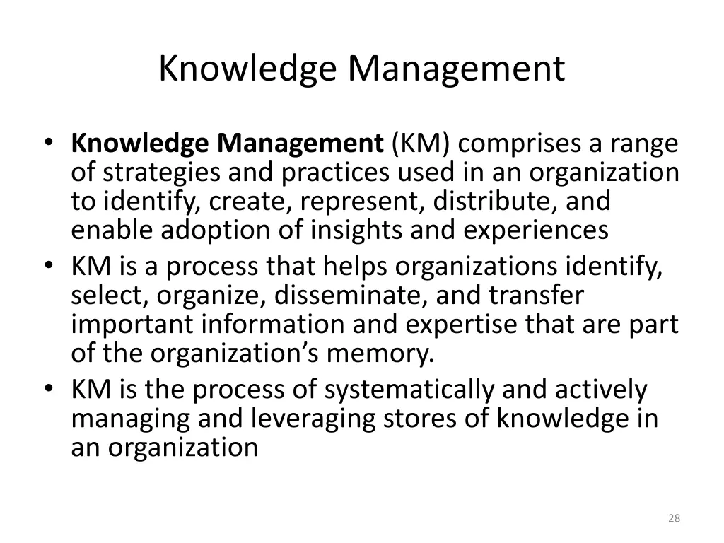 knowledge management