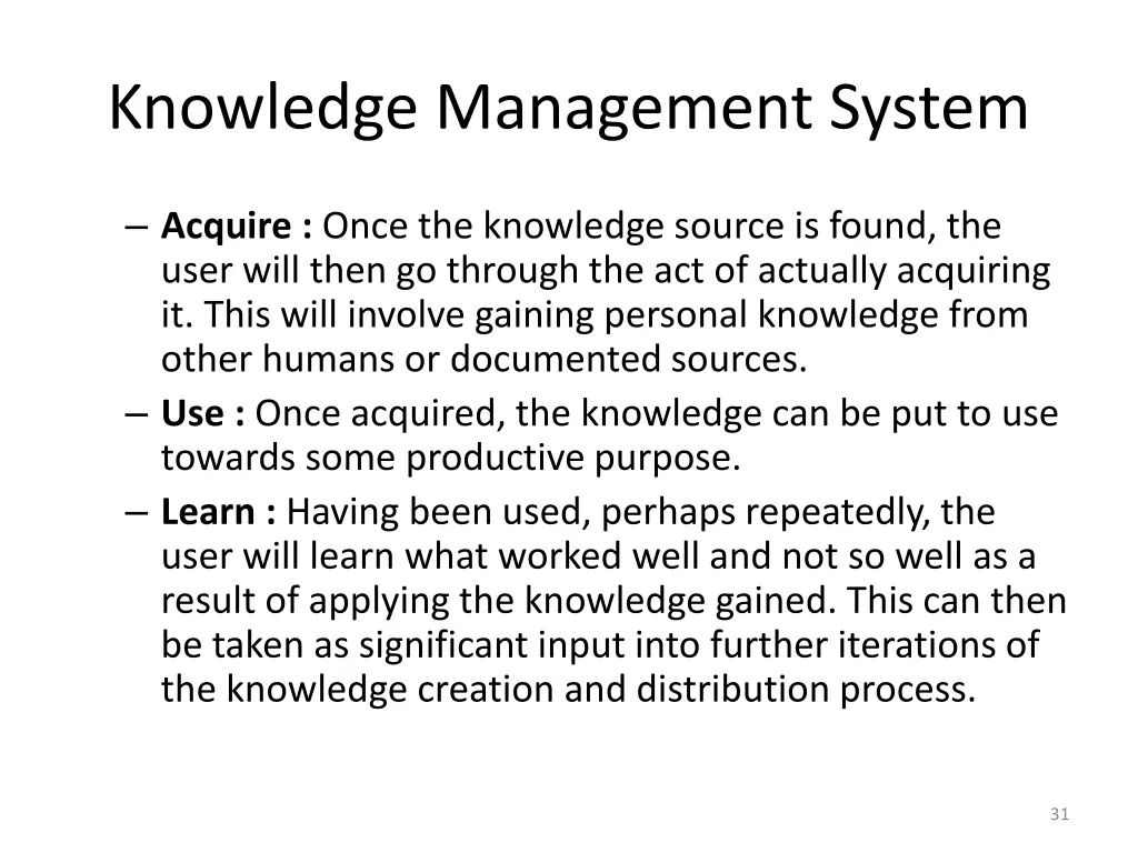 knowledge management system 2