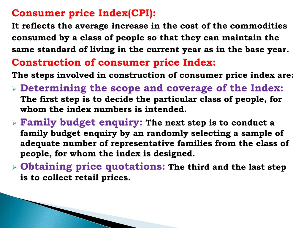 consumer price index cpi it reflects the average