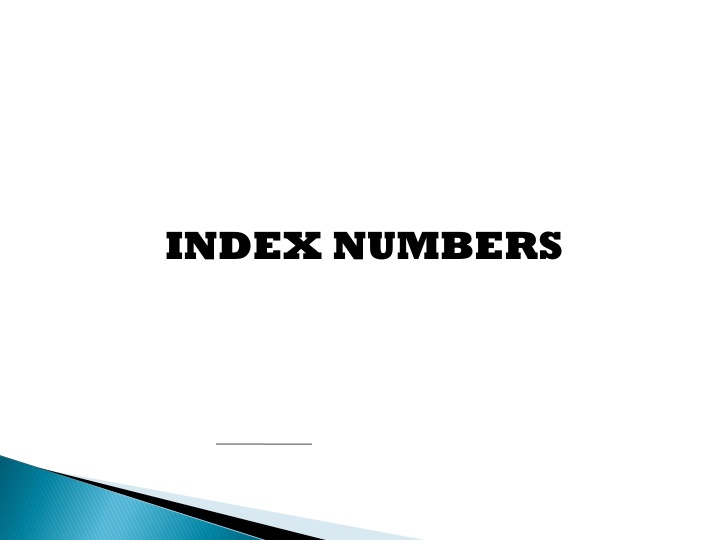 index numbers