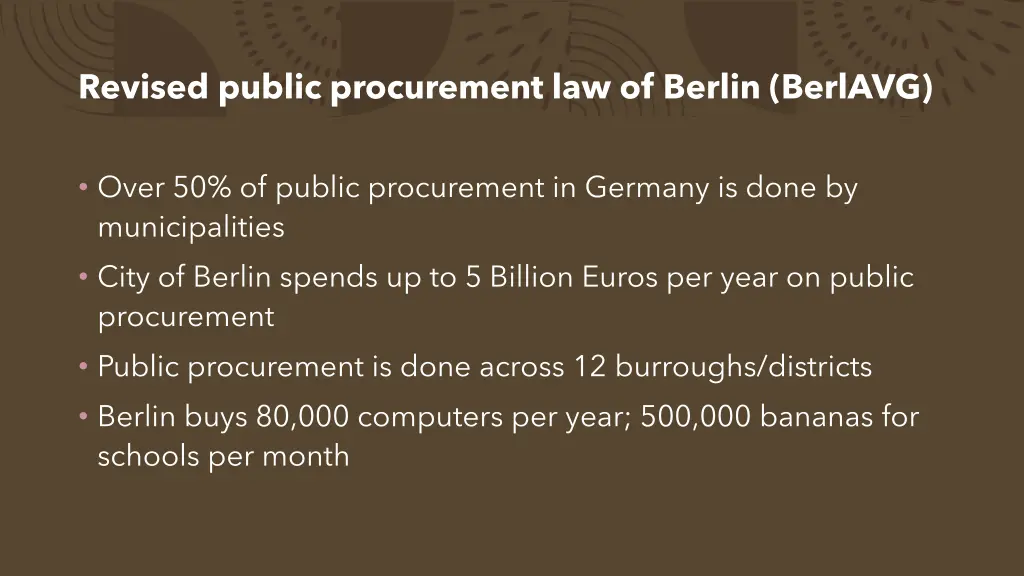revised public procurement law of berlin berlavg
