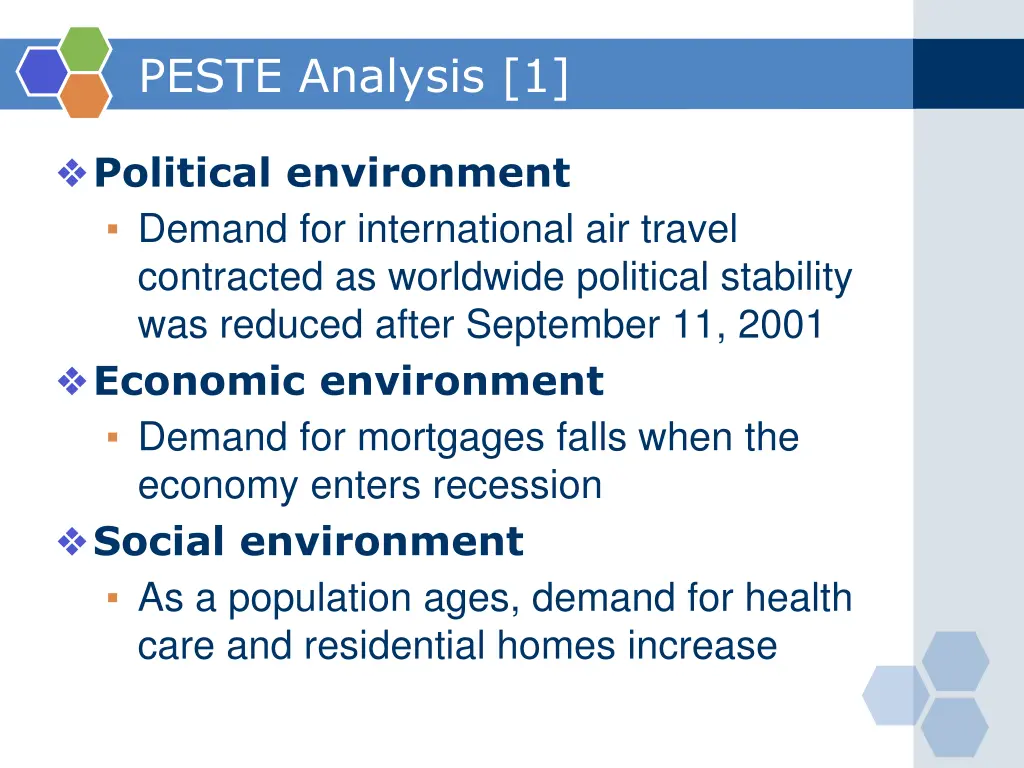 peste analysis 1