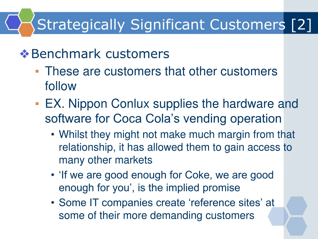 strategically significant customers 2