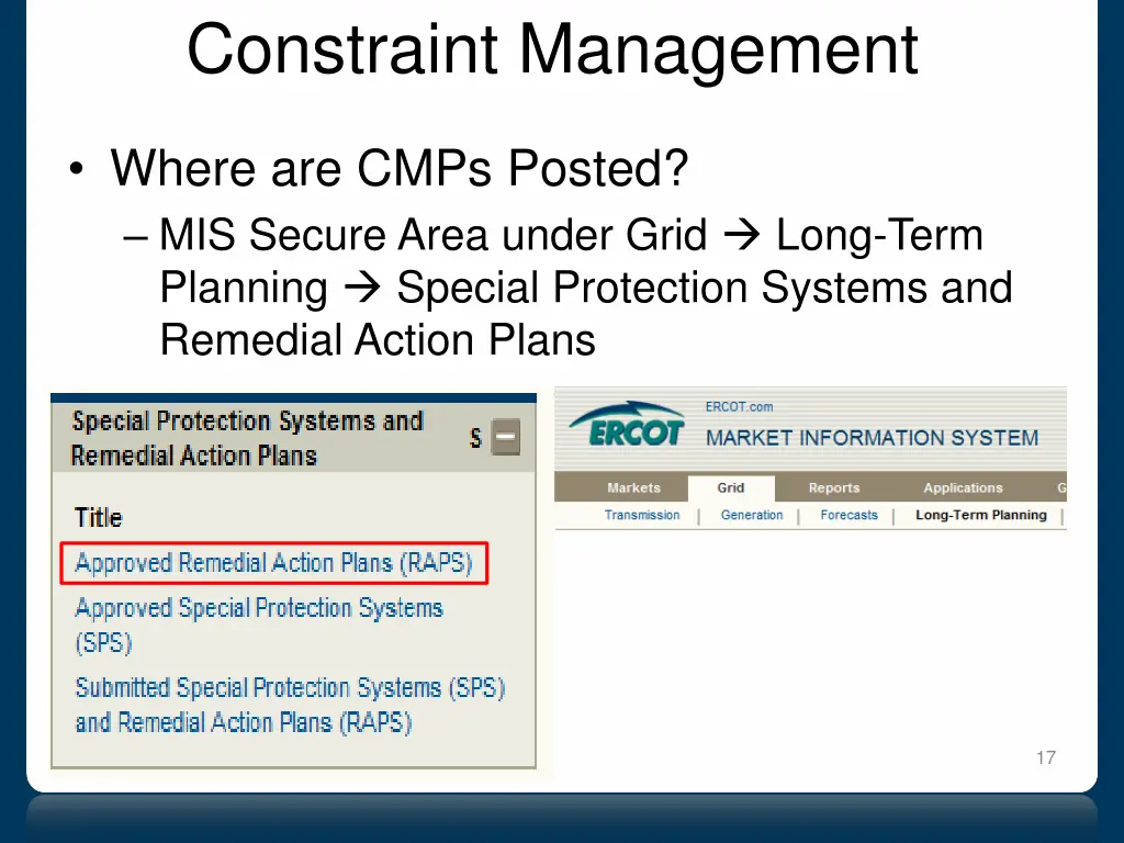 constraint management 8