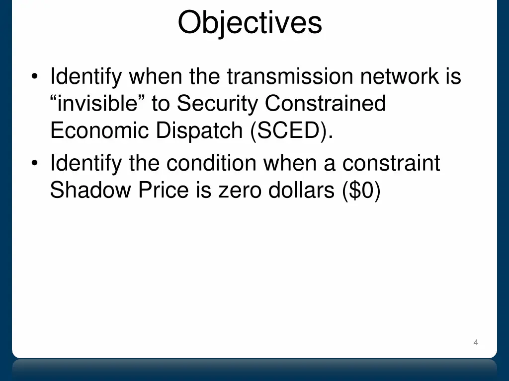 objectives 2