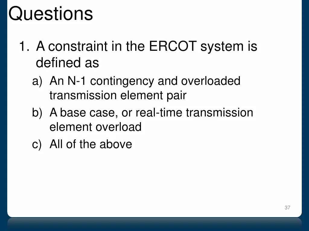 questions 1