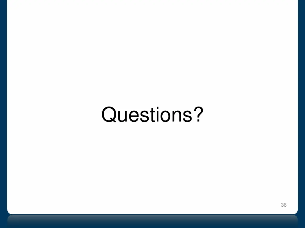 questions