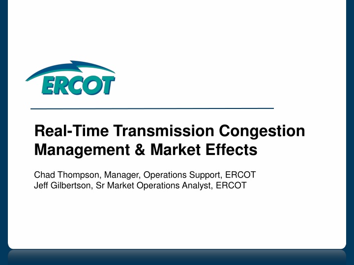 real time transmission congestion management