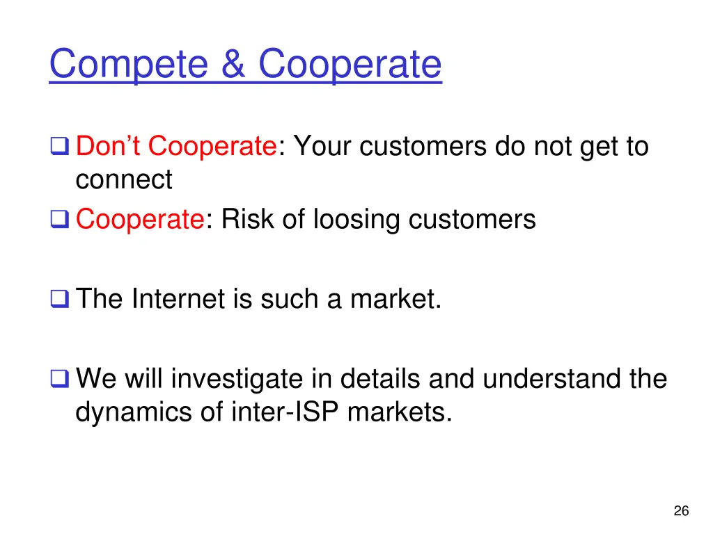 compete cooperate