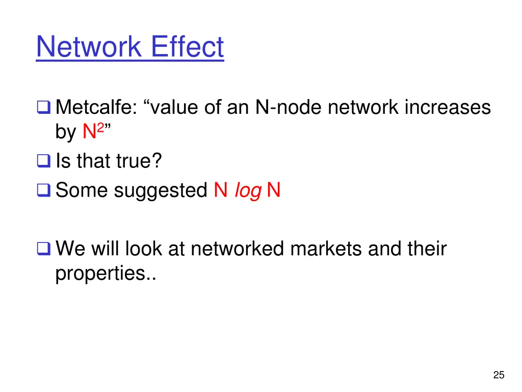 network effect