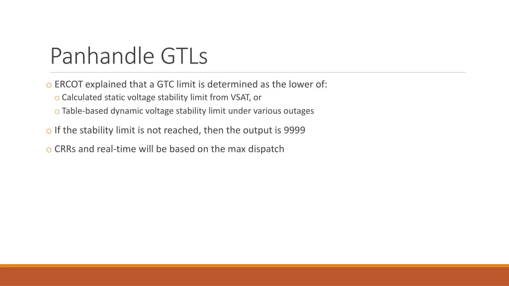 panhandle gtls