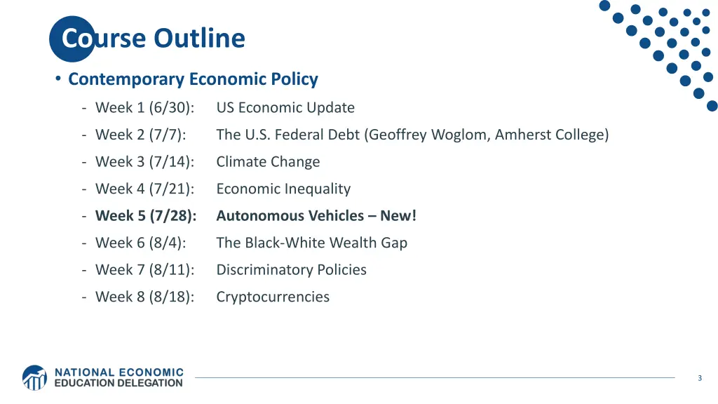 course outline