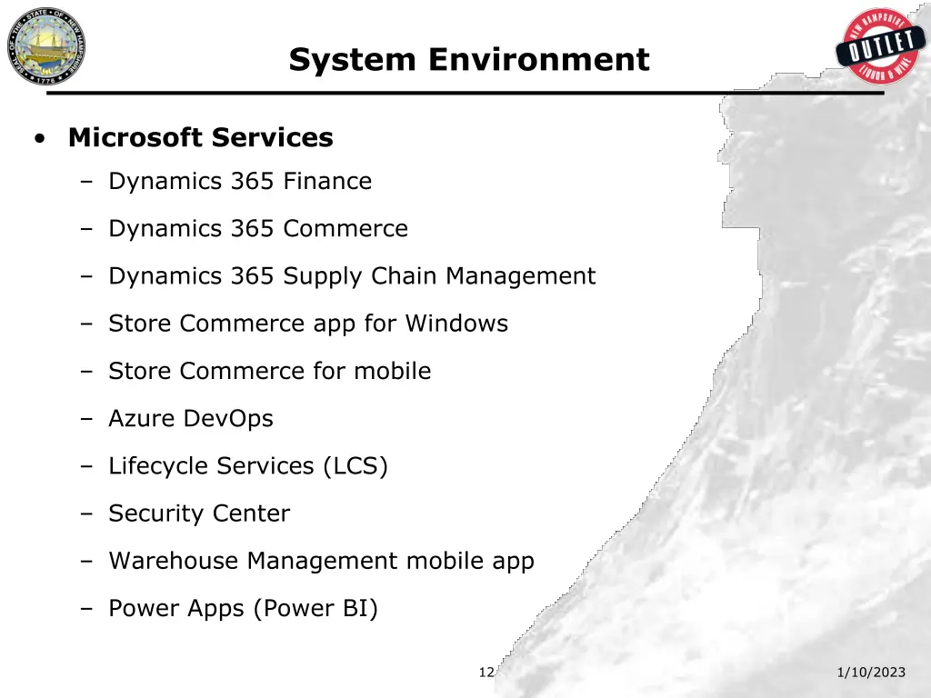 system environment