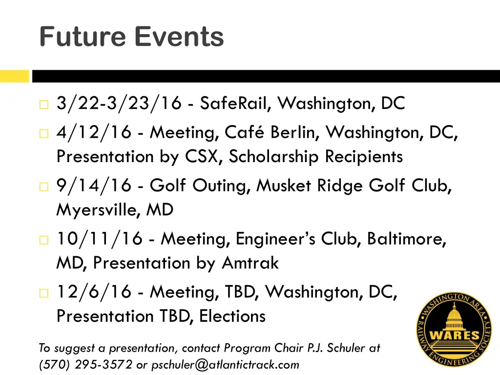 future events