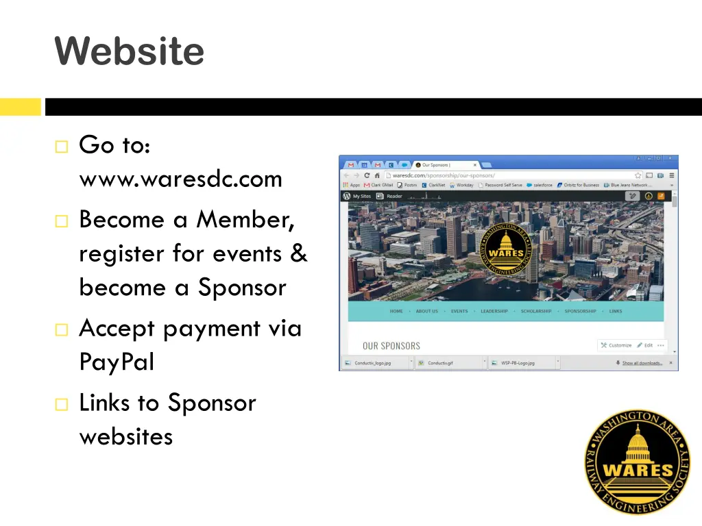 website