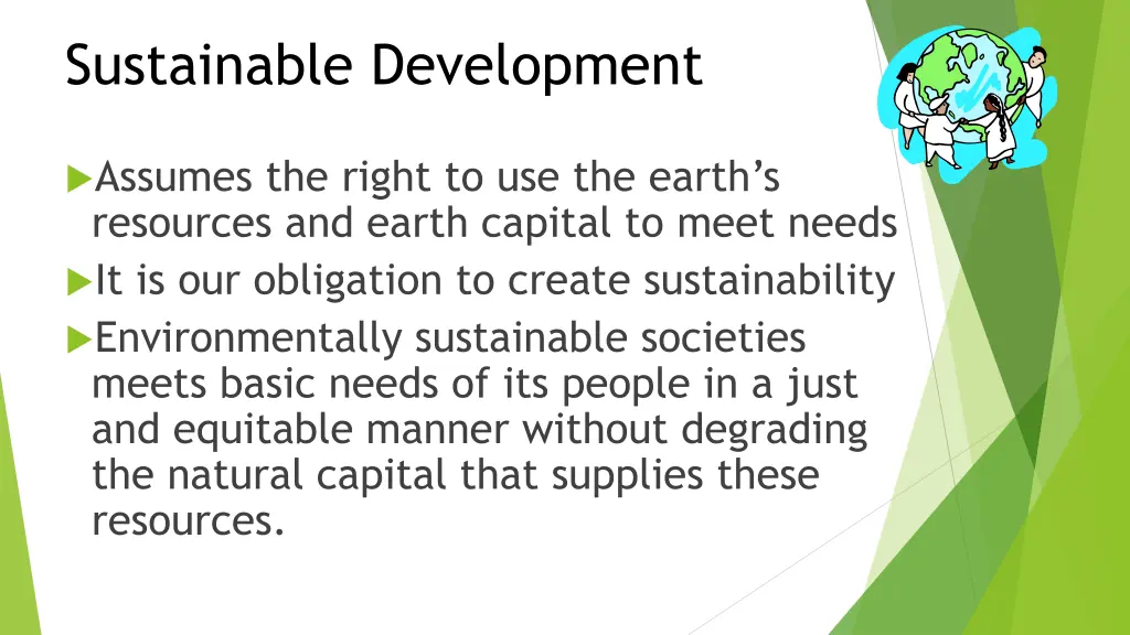 sustainable development