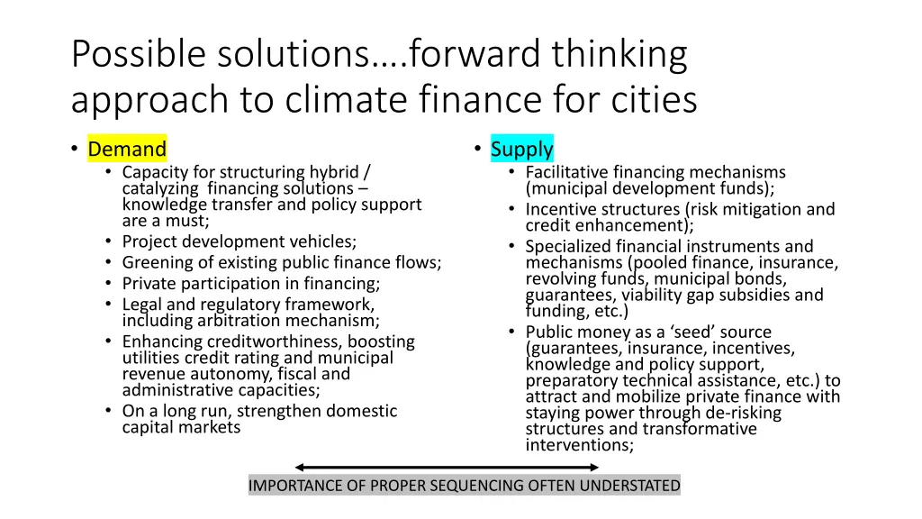 possible solutions forward thinking approach
