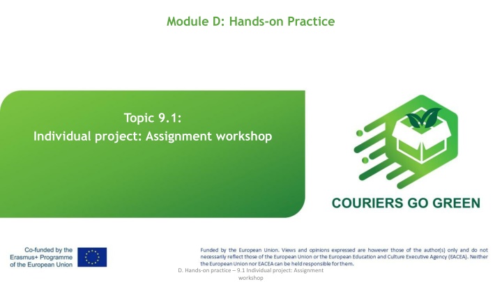 module d hands on practice