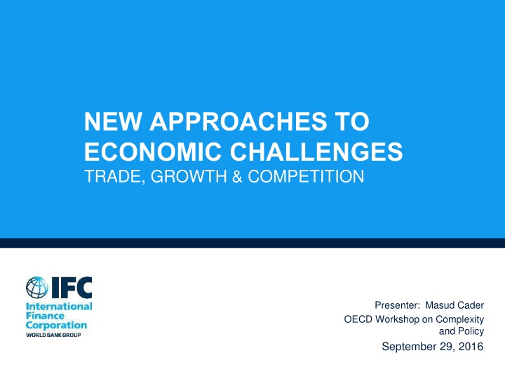 new approaches to economic challenges trade