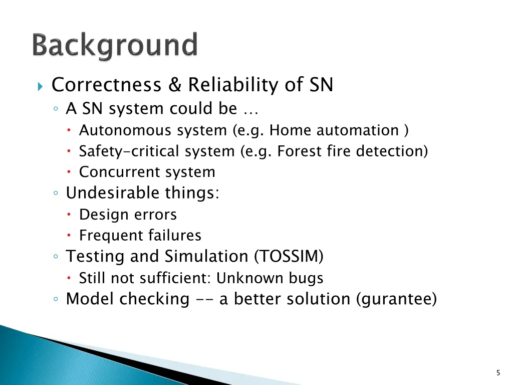 correctness reliability of sn a sn system could