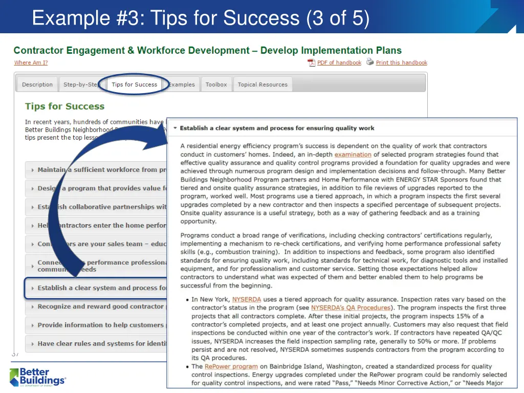 example 3 tips for success 3 of 5