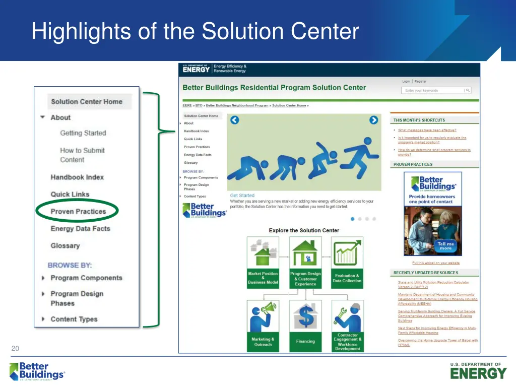 highlights of the solution center 3