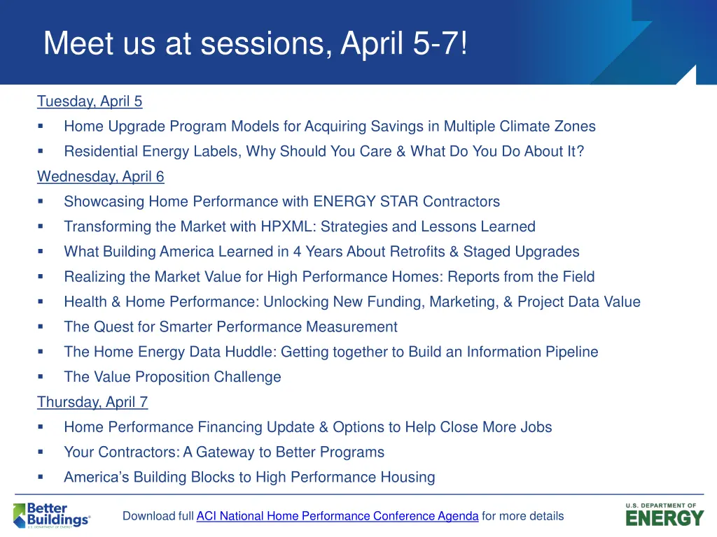 meet us at sessions april 5 7