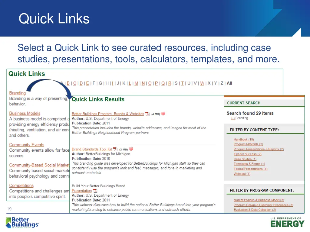 quick links
