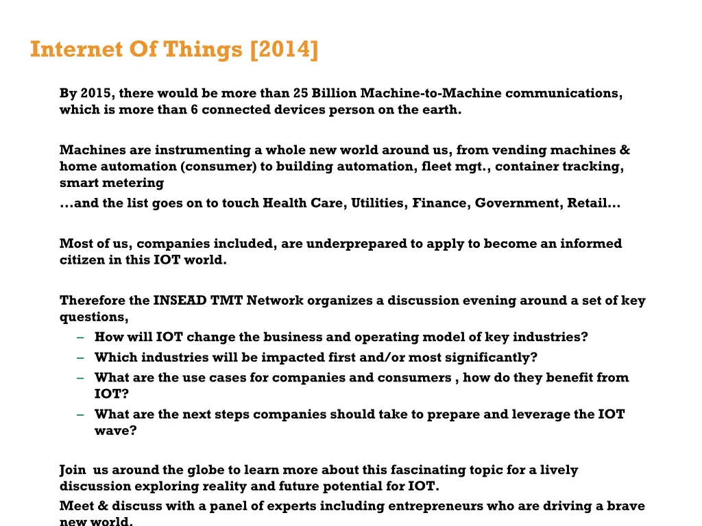internet of things 2014