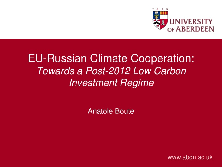 eu russian climate cooperation towards a post