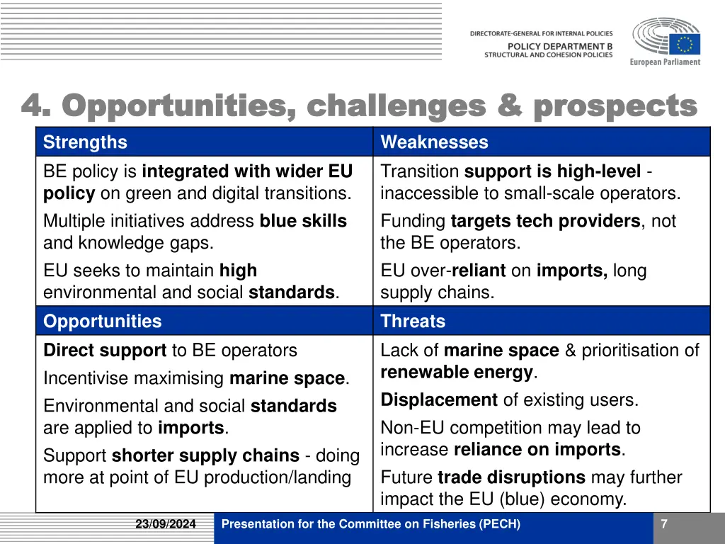 4 opportunities challenges prospects