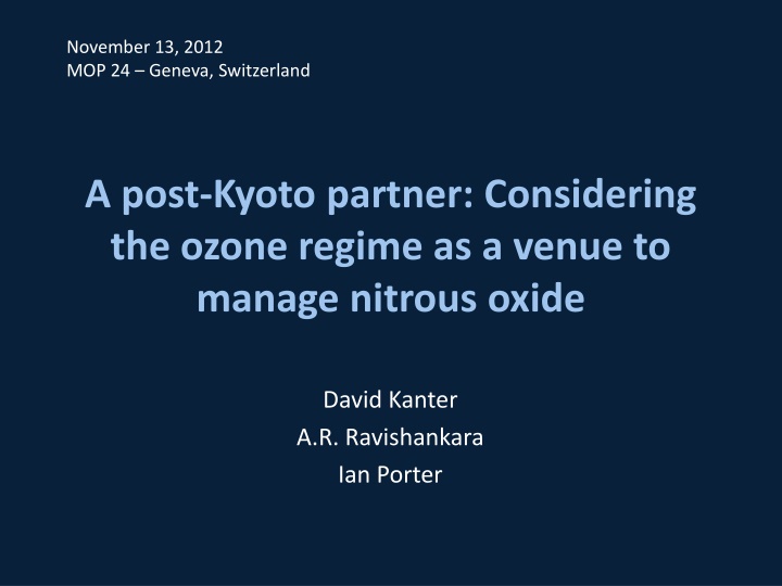 november 13 2012 mop 24 geneva switzerland