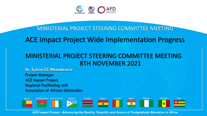 ministerial project steering committee meeting