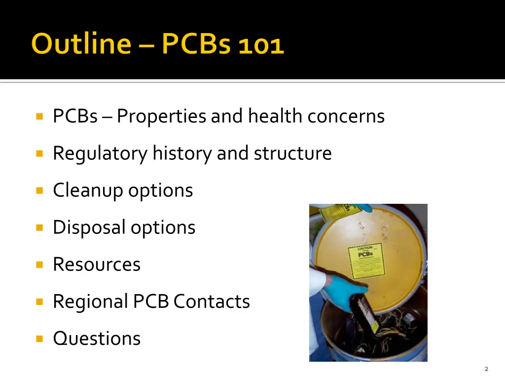 pcbs properties and health concerns
