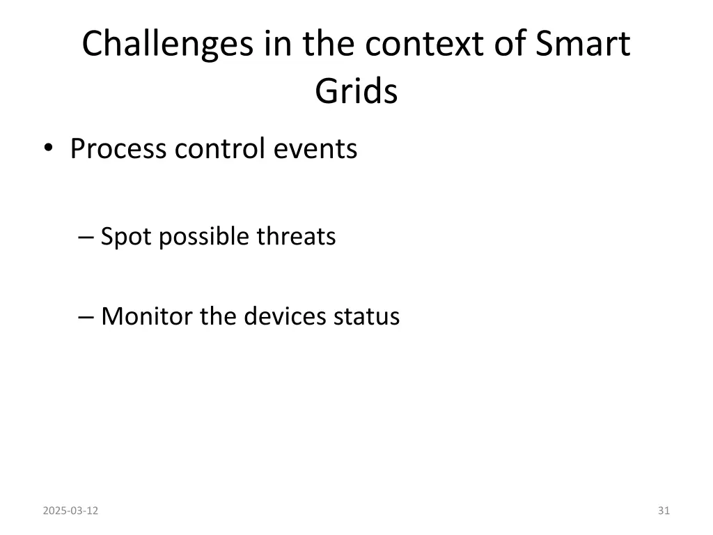 challenges in the context of smart grids 1