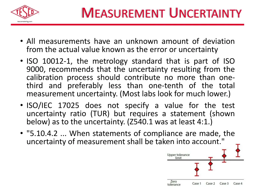 m easurement u ncertainty