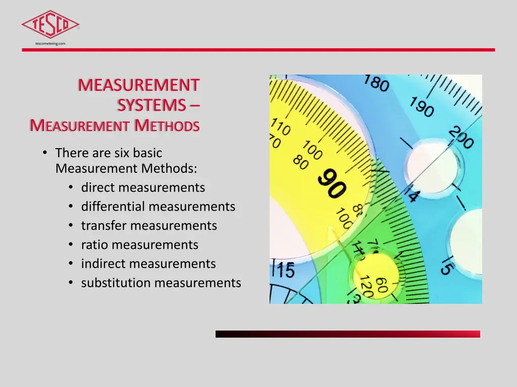 measurement systems m easurement m ethods